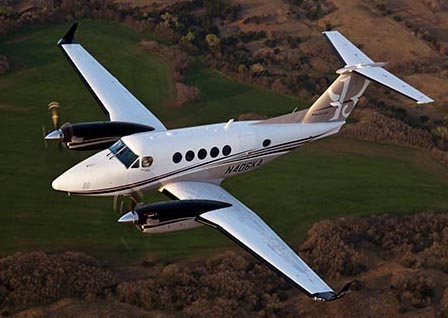 Photography of the Hawker Beechcraft King Air 250 on a flight from Beech Field to Medicine Lodge, KS over the Gyp Hills.

Wichita, KS  USA